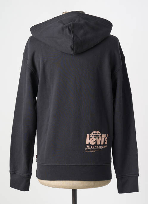 Sweat-shirt à capuche noir LEVIS pour homme