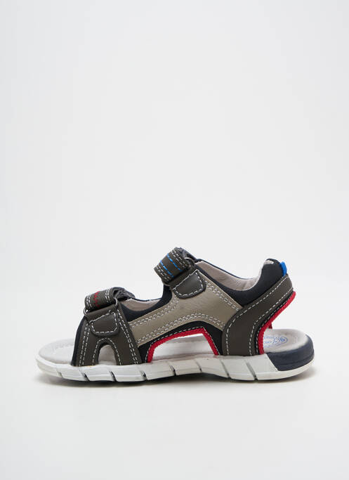 Sandales/Nu pieds gris BOPY pour garçon