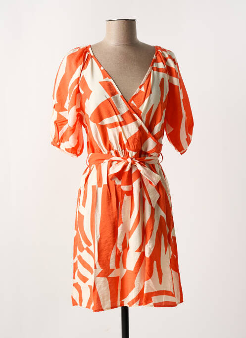 Robe courte beige VILA pour femme