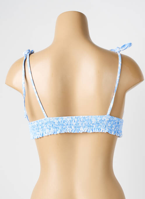 Haut de maillot de bain bleu PIECES femme