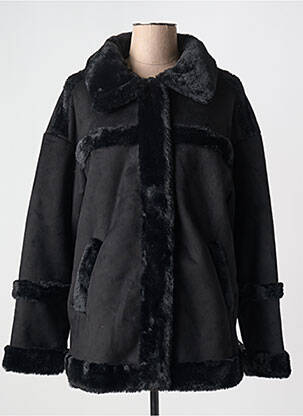 Manteau court noir NA-KD femme