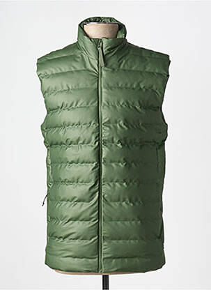 Doudoune col col montant vert RAINS homme