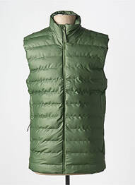 Doudoune col col montant vert RAINS homme
