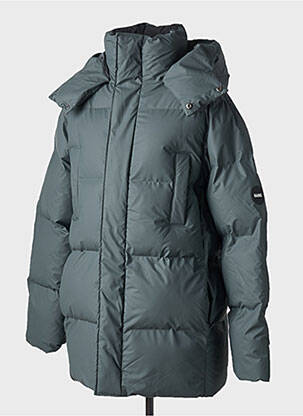 Doudoune col col montant gris RAINS homme