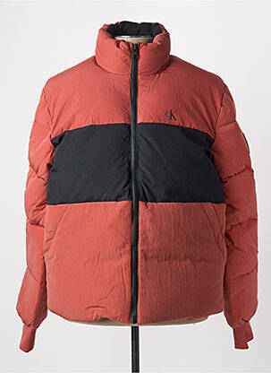 Doudoune col col montant rouge CALVIN KLEIN homme