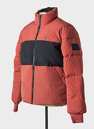 Doudoune col col montant rouge CALVIN KLEIN homme