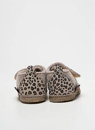 Chaussons/pantoufles beige GIESSWEIN fille