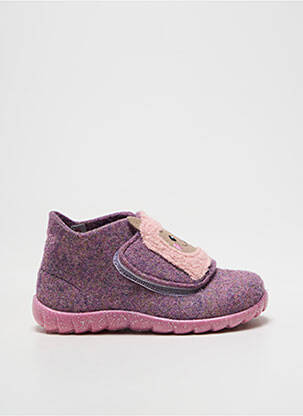Chaussons/pantoufles bout rond bout rond violet SUPERFIT fille