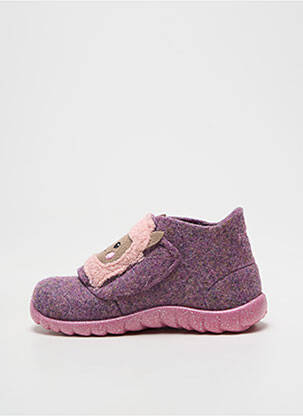 Chaussons/pantoufles bout rond bout rond violet SUPERFIT fille