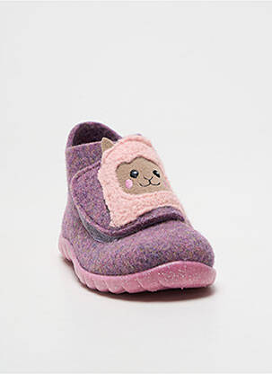 Chaussons/pantoufles bout rond bout rond violet SUPERFIT fille
