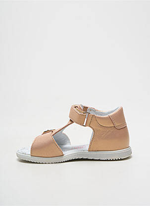 Sandales/nu pieds fermeture boucle(s) bout ouvert beige BOPY fille