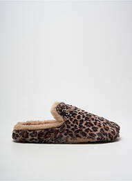 Chaussons/pantoufles bout rond bout rond marron GEORGIA ROSE femme
