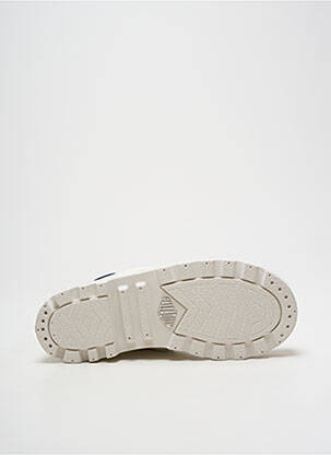 Baskets fermeture zip et lacets blanc PALLADIUM garçon