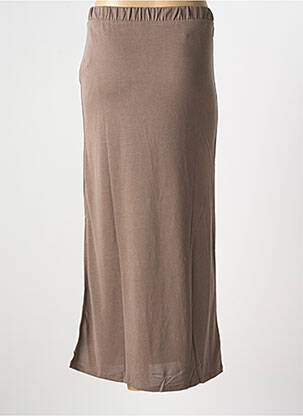 Jupe mi-longue marron VILA femme