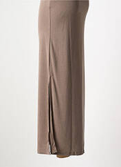 Jupe mi-longue marron VILA pour femme seconde vue