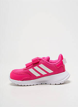 Baskets fermeture lacets bout rond rose ADIDAS fille