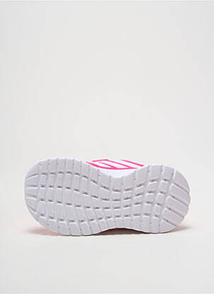 Baskets fermeture lacets bout rond rose ADIDAS fille