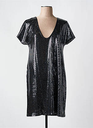Robe courte col v gris VILA femme