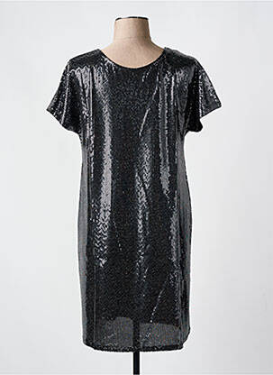 Robe courte col v gris VILA femme