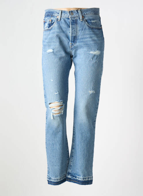 Jeans coupe droite bleu LEVIS pour femme