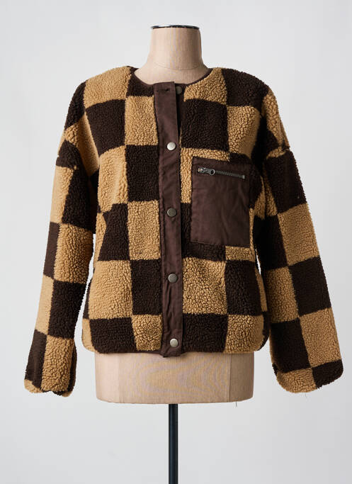 Veste casual marron OBJECT pour femme