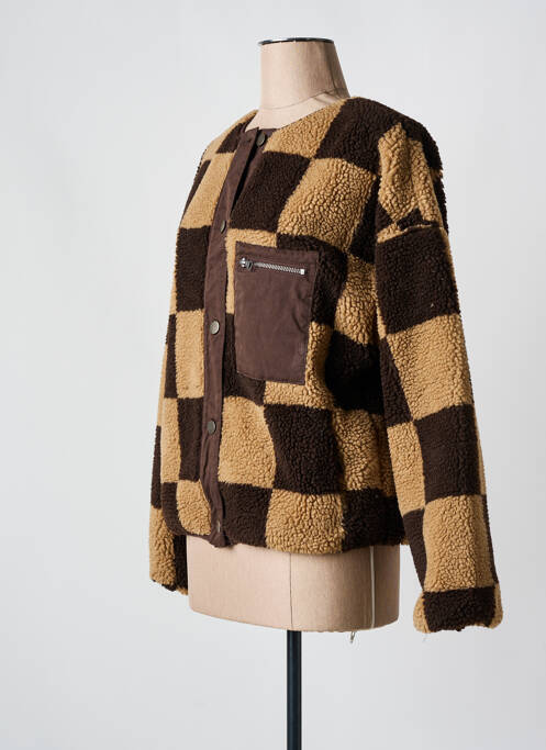 Veste casual marron OBJECT pour femme