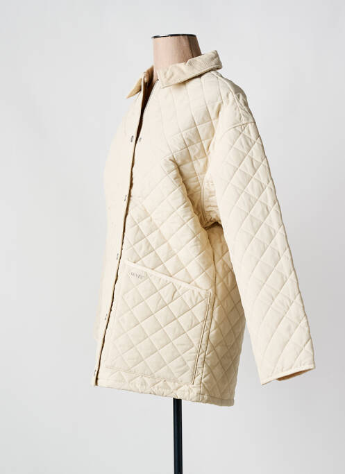 Manteau court beige LEVIS pour femme