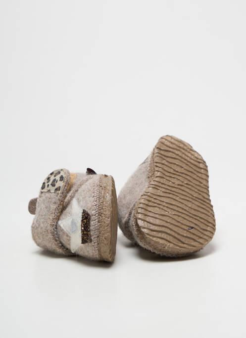 Chaussons/Pantoufles beige GIESSWEIN pour fille