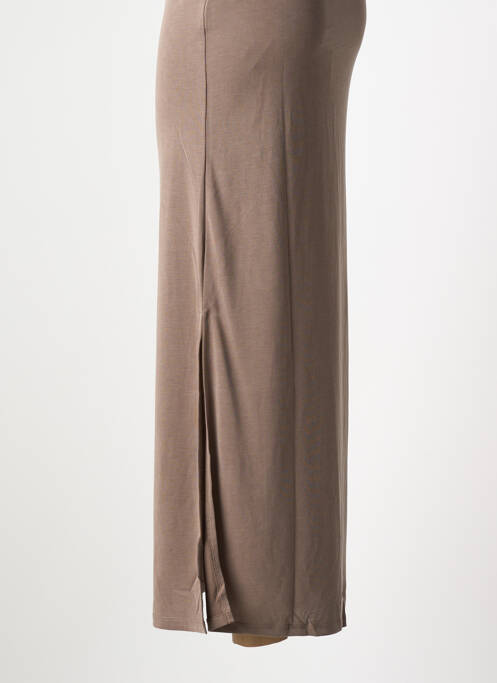 Jupe mi-longue marron VILA pour femme