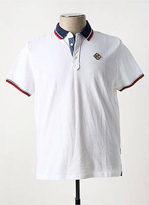 Polo blanc SCHOTT homme