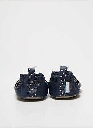 Chaussons/pantoufles fermeture elastique bout rond bleu ROBEEZ fille