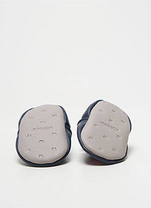 Chaussons/pantoufles fermeture elastique bout rond bleu ROBEEZ fille