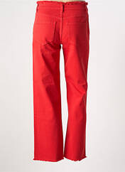 Jeans coupe large rouge VILA pour femme seconde vue