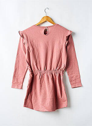 Robe courte col rond rose TAPE À L'OEIL fille