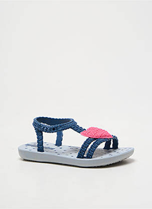 Sandales/nu pieds bout rond bout rond bleu IPANEMA fille