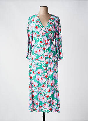 Robe mi-longue vert VILA femme