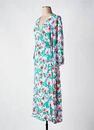 Robe mi-longue vert VILA femme