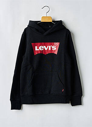 Sweat-shirt à capuche noir LEVI'S garçon