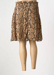 Mini-jupe marron VILA pour femme seconde vue