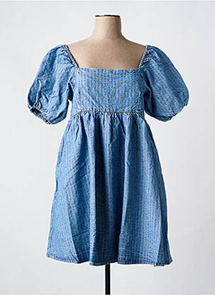 Robe courte bleu LEVI'S femme