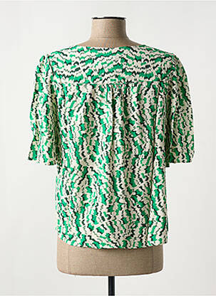 Top col v blanc VILA femme