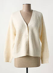 Gilet manches longues blanc VILA pour femme seconde vue