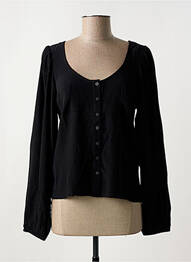 Blouse col v noir VILA femme