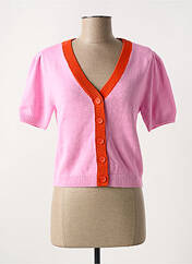 Gilet manches courtes rose LEVIS pour femme seconde vue