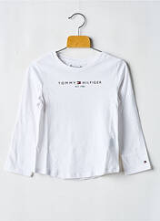 T-shirt blanc TOMMY HILFIGER pour fille seconde vue