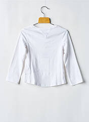 T-shirt blanc TOMMY HILFIGER pour fille seconde vue