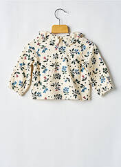 Top blanc PETIT BATEAU pour fille seconde vue