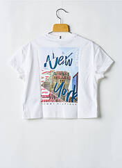 T-shirt blanc TOMMY HILFIGER pour fille seconde vue