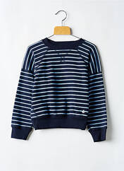 Sweat-shirt bleu PETIT BATEAU pour fille seconde vue