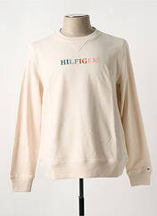 Sweat-shirt blanc TOMMY HILFIGER pour homme seconde vue